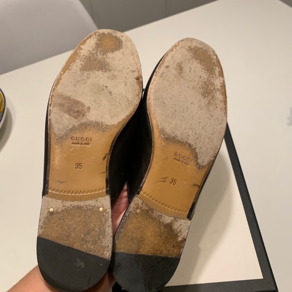 Gucci Princetown Leather Slipper Size 5 - Picture 3 of 4